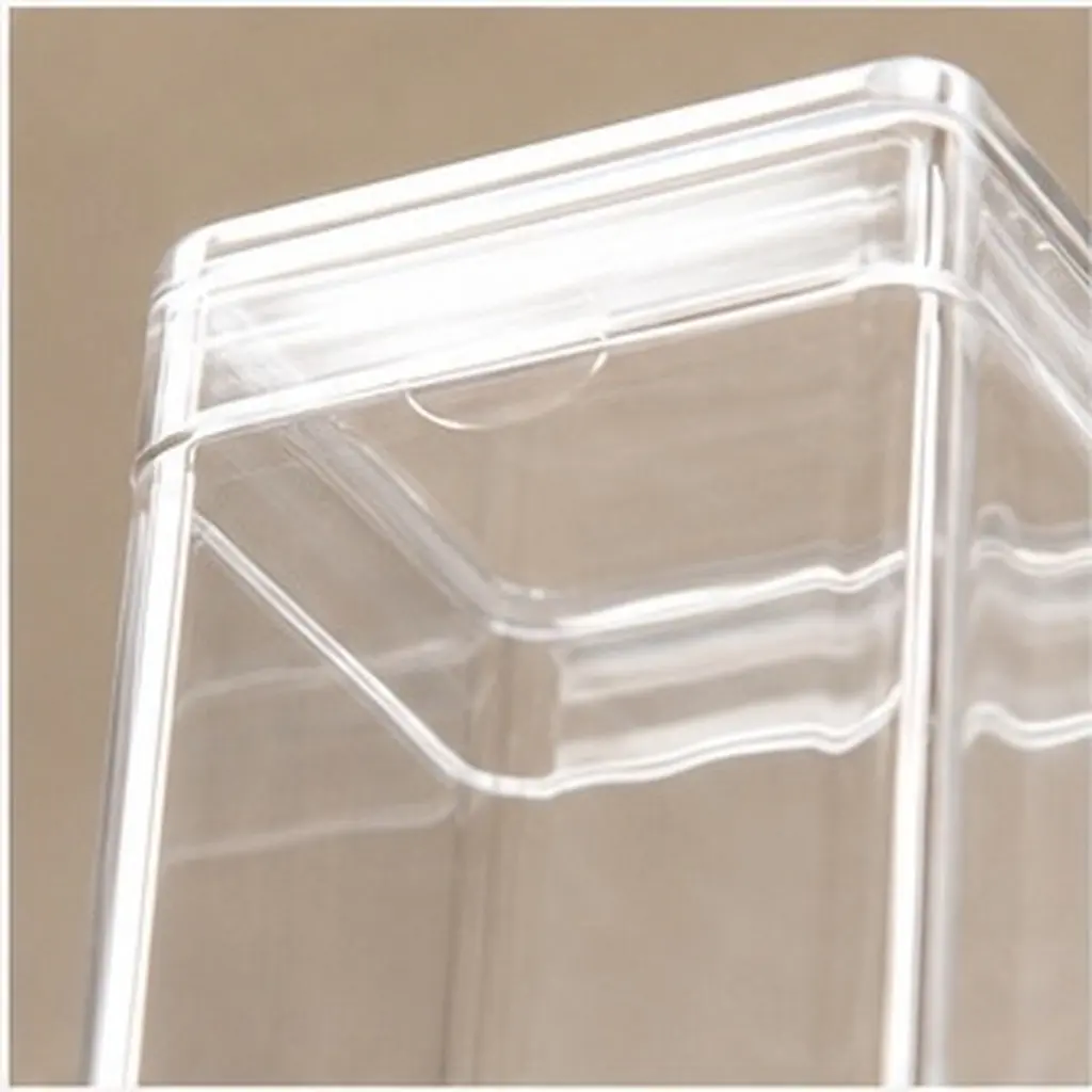 4Pcs Cotton Swab Organizer Box Sturdy Plastic Toothpick Storage Container Portable Small Storage Box for Home Office Travel