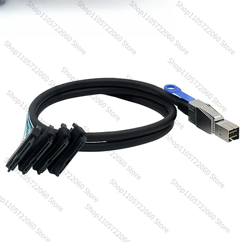For Mini SAS HD SFF-8644 To SFF-8482 29P 2-in-1 Data Cable RAID Card SATA Hard Drive Connecting Wire