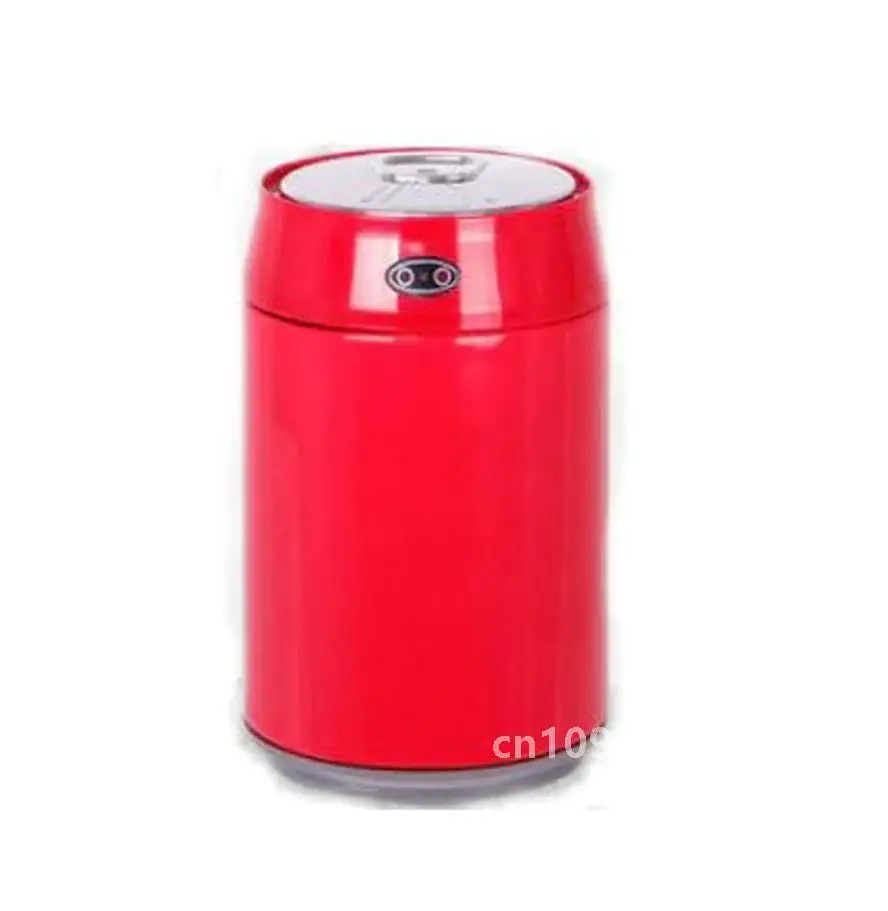 2L Bin Sensor Stainless Steel Garbage Can Auto Open Close Waste Bin Trash Bucket Battery Power Decoration Ornament