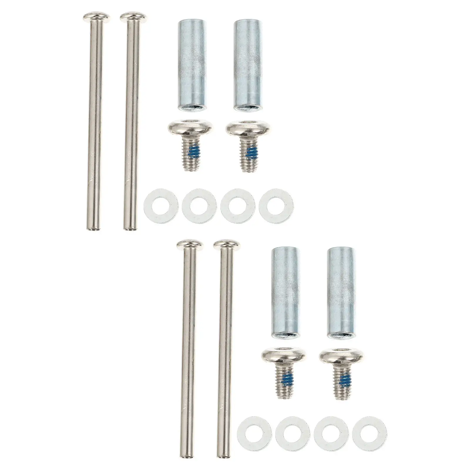 2 Sets Double Row Skates Screws Dual Bearings Skating Inline Mounting Hardware Outdoor Frame Repair Parts Spacers