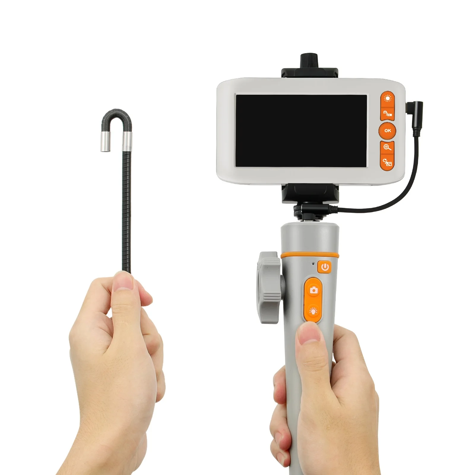 Portable Wireless Wifi 180deg Turning Full Hd Mini Endoscope Camera Module Pipe Workpiece Inspection Industrial Endoscope Camera