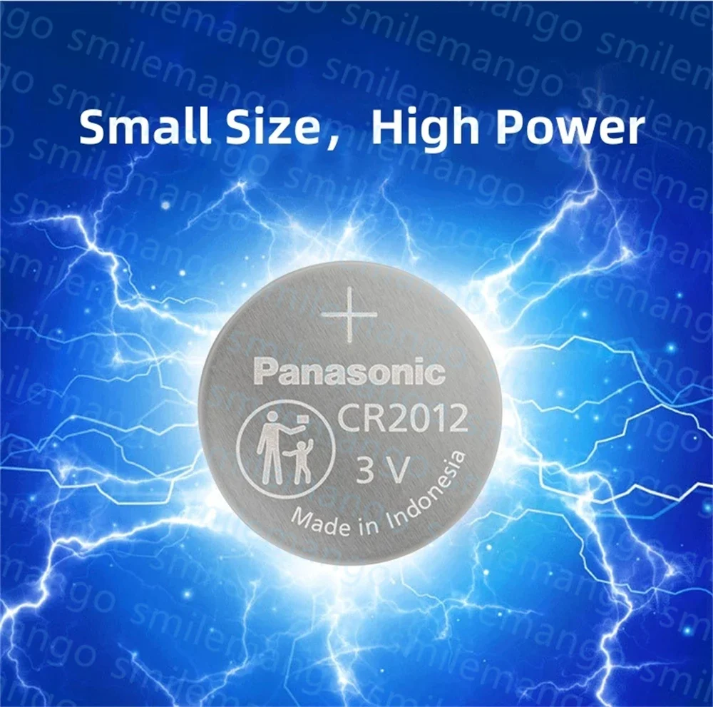10-100PCS Panasonic CR2012 3V DL2012 ECR2012 lithium battery Quartz Watch Car Key Remote Control Motherboard Button Battery image 3