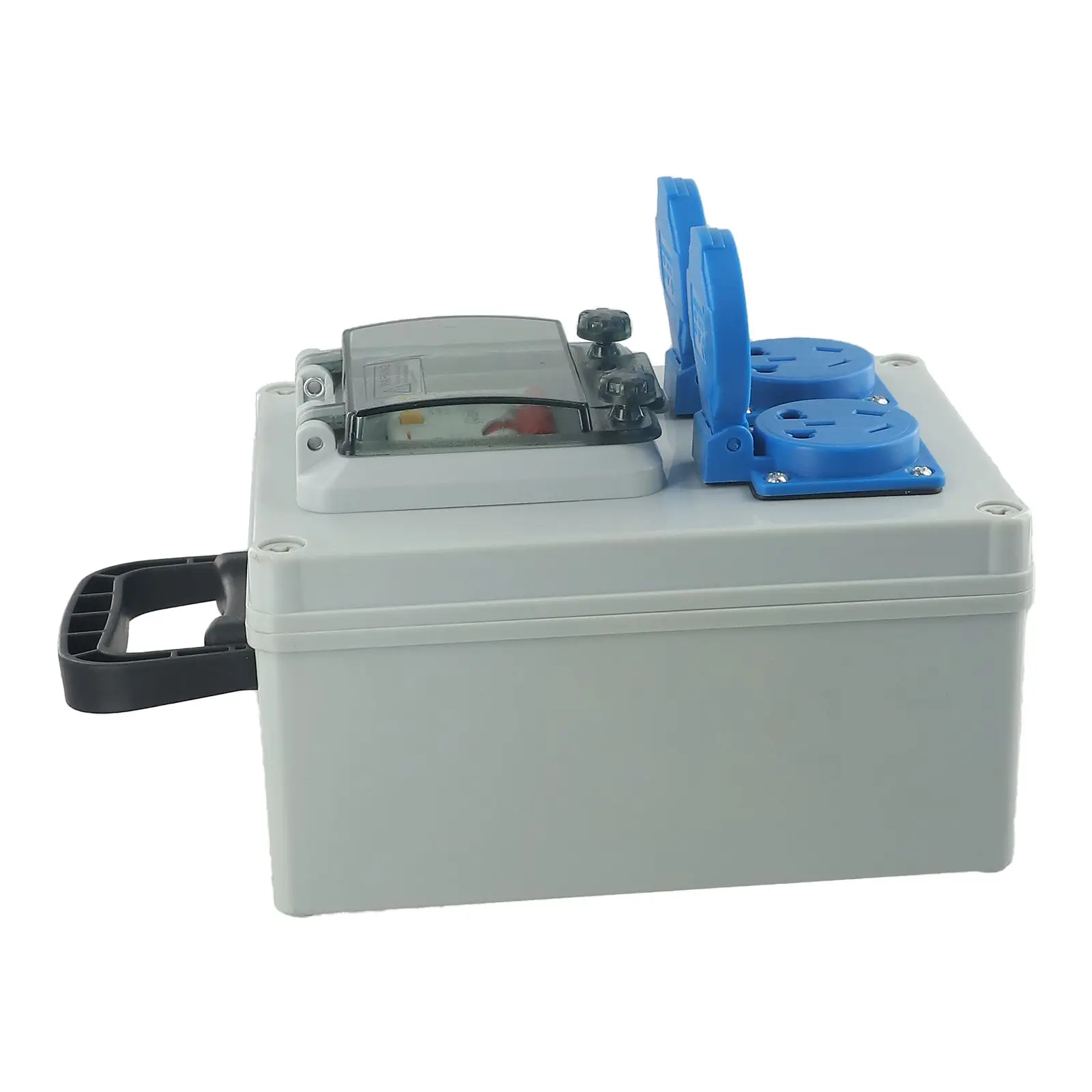 

Construction Power Distributor Wall Mounted 10A 250V 2P with Switch Featuring Fireproof ABS Material and Secure Mounting