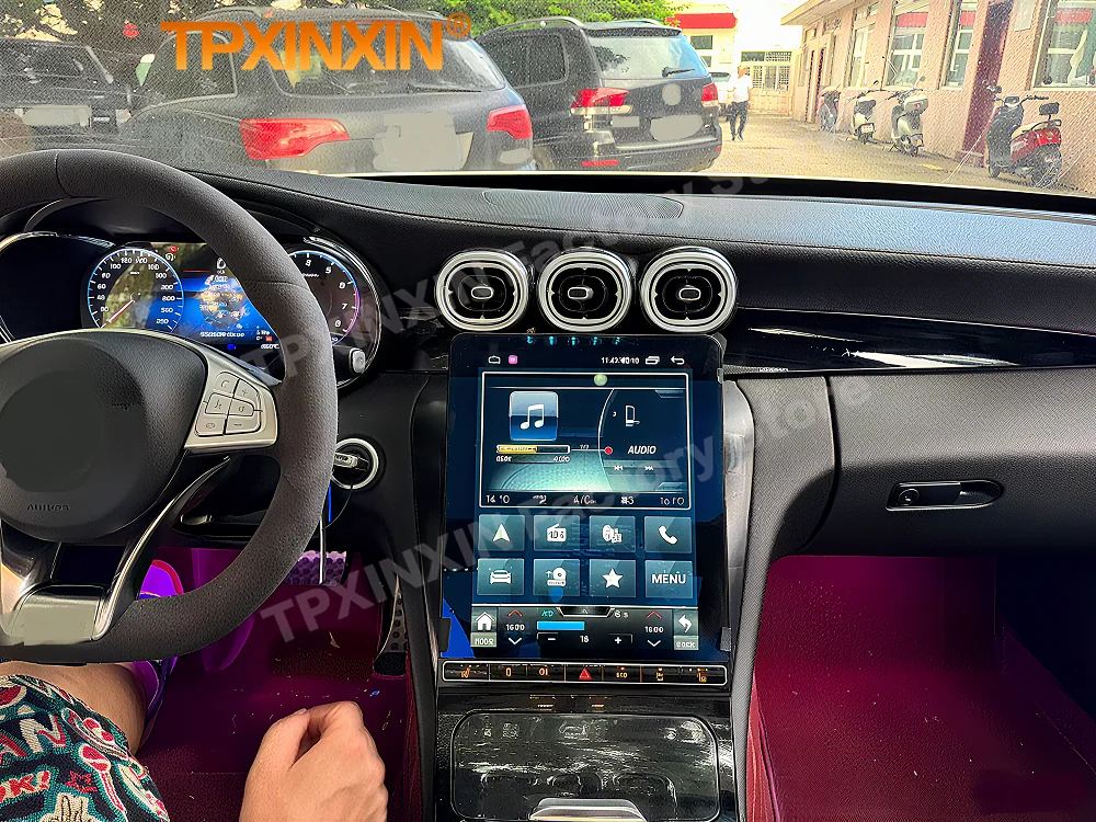 Multimedia Android 15 For Benz GLC C 2015~2022 GPS Navigation Stereo Receiver Carplay Compatible With dual Systems IPS Head Unit