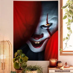 Hot Pennywise Clown Float It Horror Hanging Tapestry Cheap Wall Hanging Bohemian Wall Tapestries Mandala Wall Hanging Home Decor