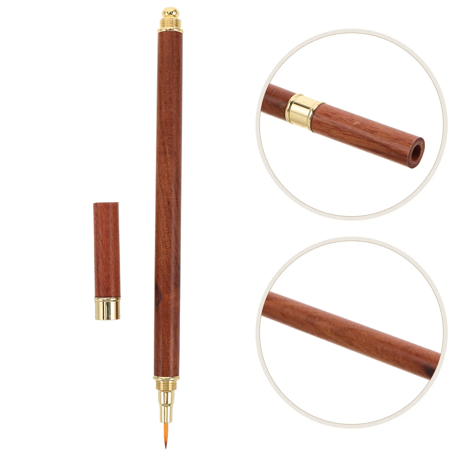 

Nail Art Detailing Brush Wood Handle Japanese Precision Fine Line Nail Brush Ombre Gradient Manicure Gel Acrylic Watercolor