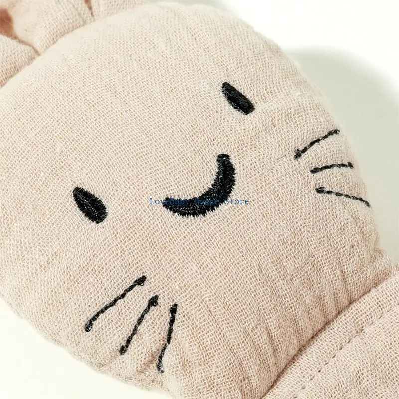 BX0D Kootujący koc bawełniany Naptime Firma Przyjazna skóra Bawełniana Baby Kootujące ręcznik Noworodki dla niemowląt