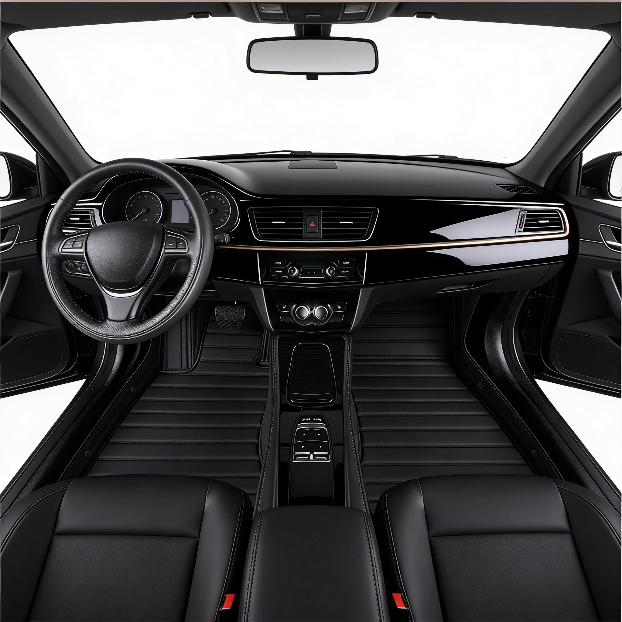 Custom Car Floor Mats For Hyundai HB20 2013-2019 Kona 2022 Creta 2023 IX35 2018~2020 Santa Fe 2007 Auto Interior Accessories