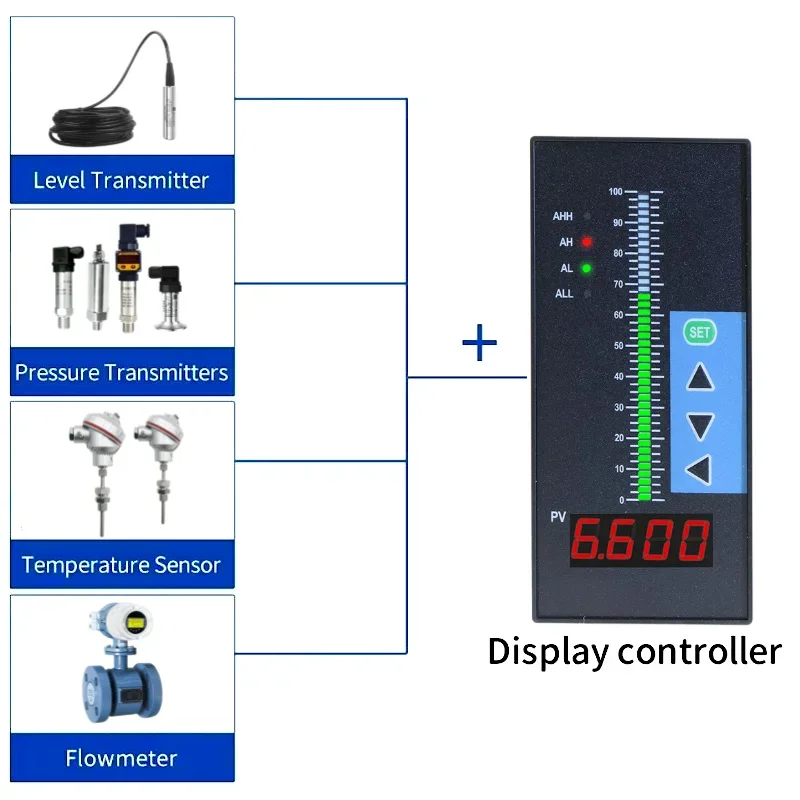 

4-20mA 4 relay Digital Controller Digital display controller AC220V DC24V water level pressure indicator temperature controller