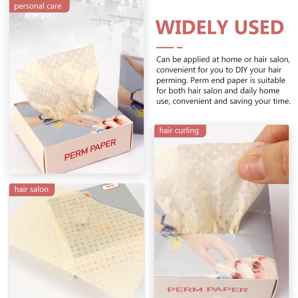 1 صندوق المتاح بيرم ورقة مقاومة للحرارة قوية ماصة صالون العرض لتلوين الشعر تصفيف التفاف اكسسوارات صالون الشعر