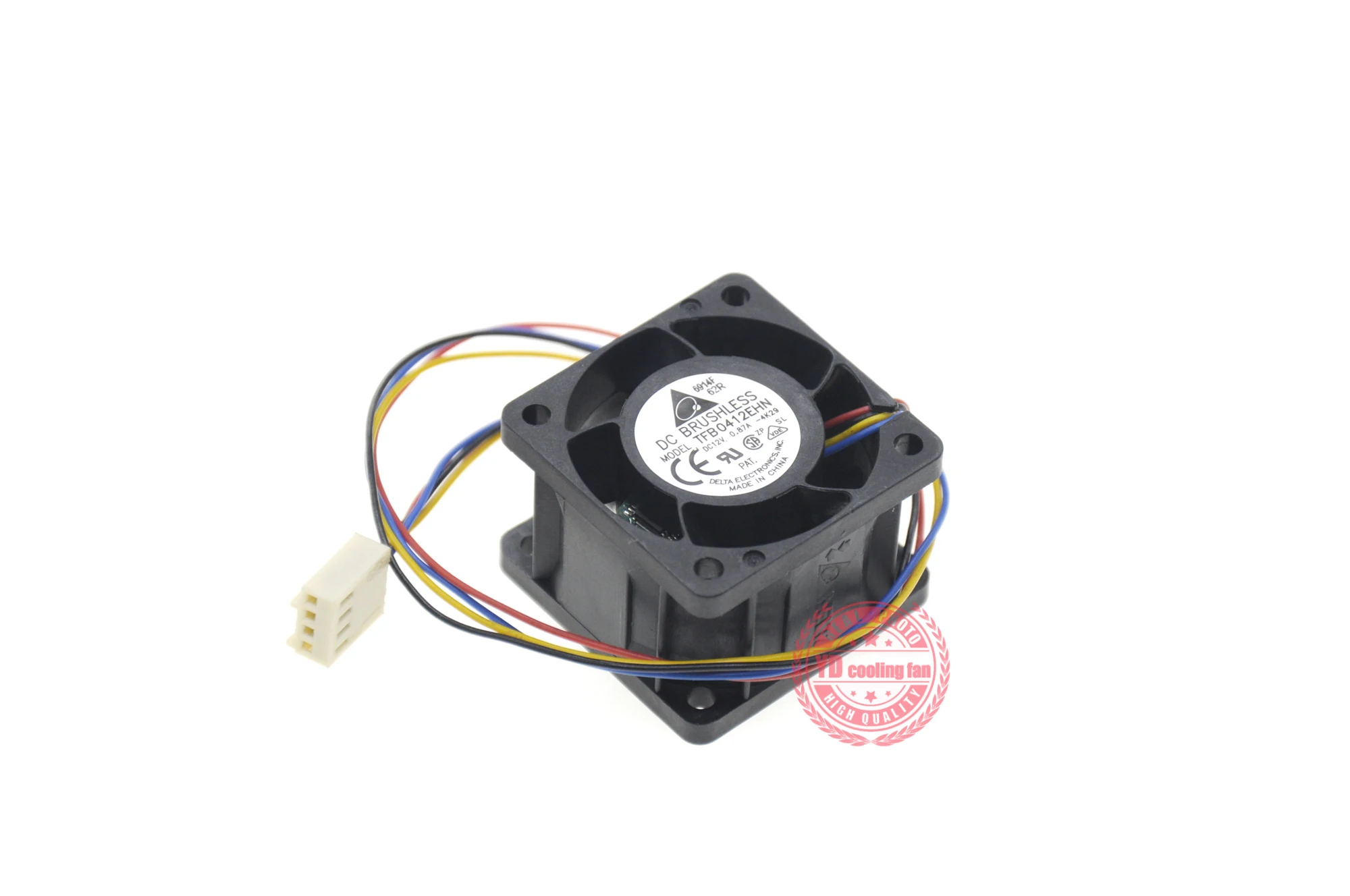 JFG For DELTA TFB0412EHN 4028 0.87A PWM 4CM Server Cooling Fan