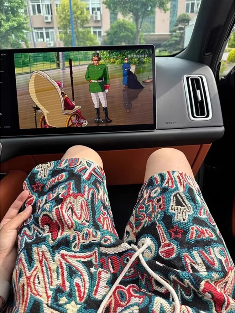 

Гавайские этнические шорты-бриджи свободного кроя для молодежи, летняя повседневная верхняя одежда, удобные свободные брюки