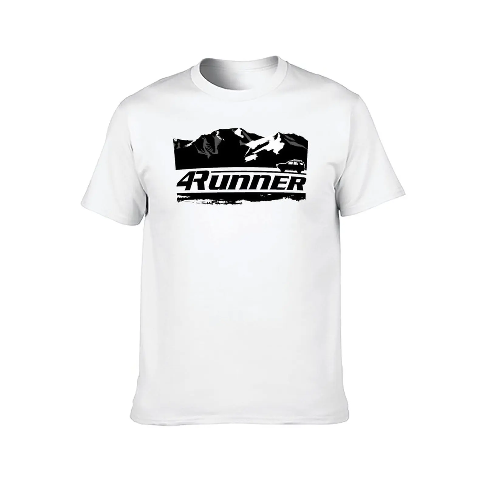4Runner - Mountains + Vehicle 4th Gen T-Shirt man t shirt luxury man tshirt T-Shirt