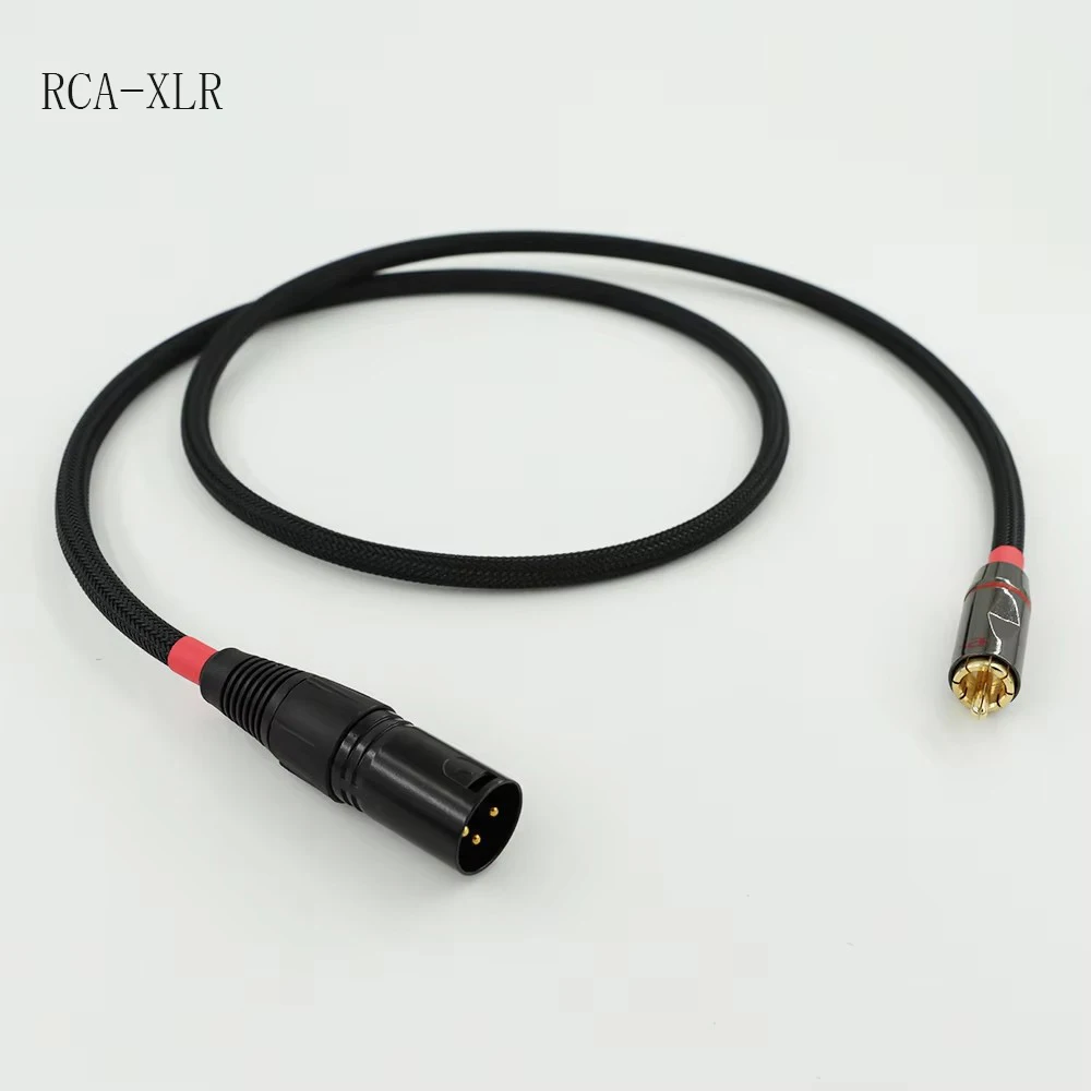 يستخدم Muttersbach RCA إلى XLR للصوت إلى الميكروفون أو كابل توصيل أحادي غير متوازن لوحدة التحكم