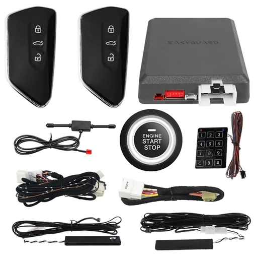 

EASYGUARD CAN BUS Plug & Play fit for VW golf 6 10-14, golf 7 11-19 PKE car alarm system auto start push button stop