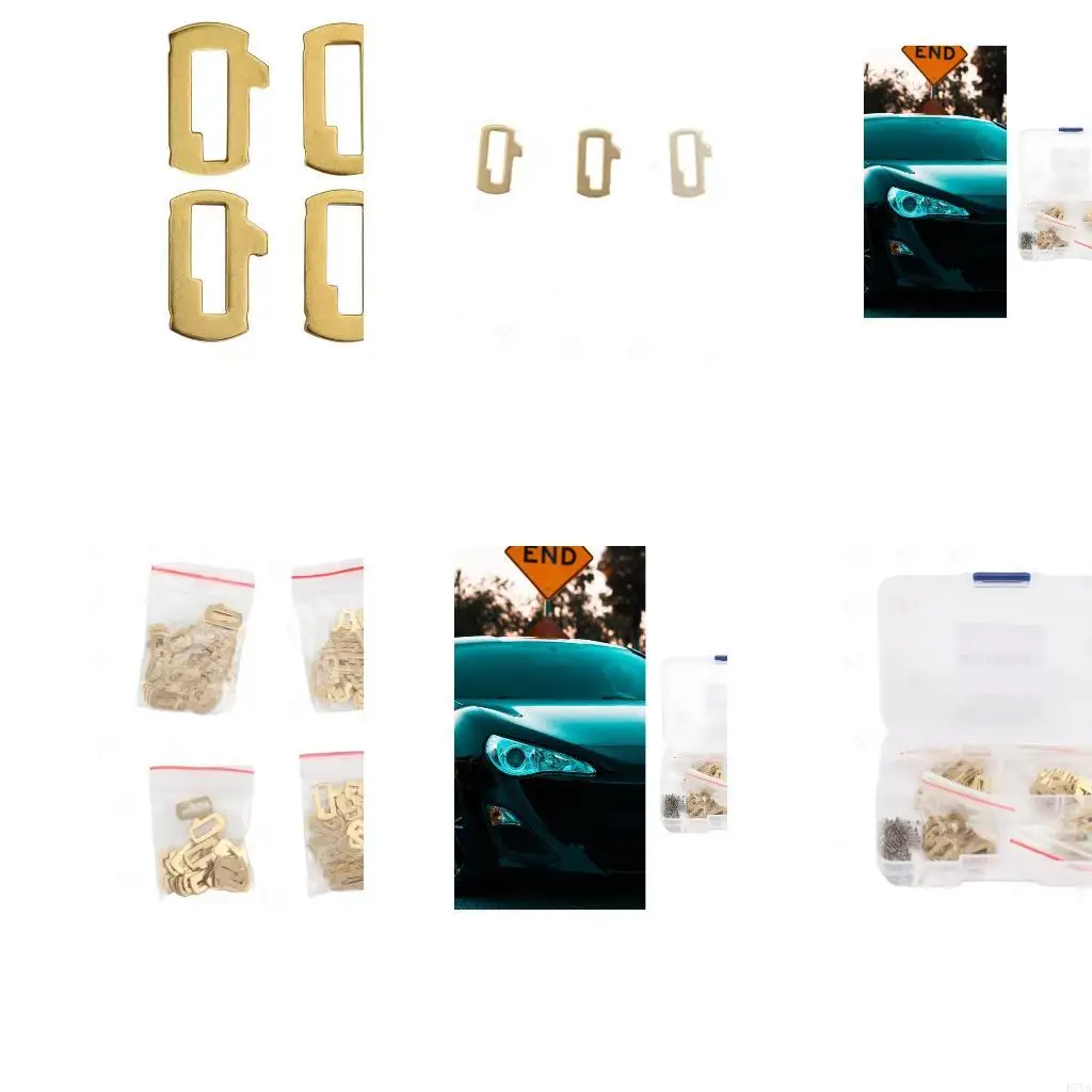 Automotive Lock Repair Wafers, HU39 Metal Replacement Parts with Multiple Visible Shapes for Worn or Damaged Lock D7YA