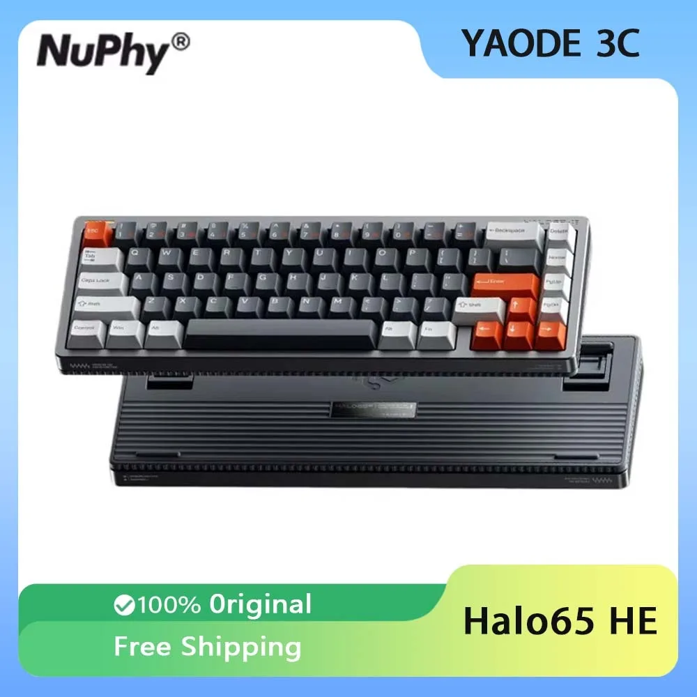 Nuphy Halo65 He Magnetic Switch Mechanical Keyboard Gateron Jade Pro Switch Gaming Keyboard Customized E-Sport Special 8k Gift