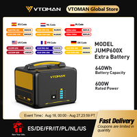VTOMAN JUMP600X Extra Battery 640Wh for VTOMAN JUMP600X & JUMP600 600W Backup LiFePO4 (LFP)