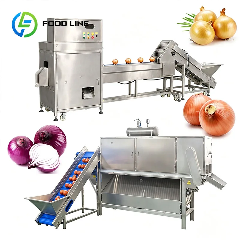 Onion Peeler Onion Peeling Machine Fresh Onion Skin Remover Automatic High Capacity Processing Customized
