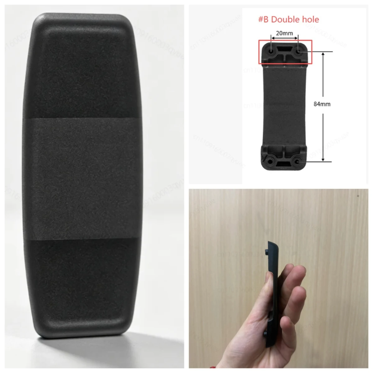 Hot sale 1 pcs Luggage Hinge Repair Base for Samsonite, #A #B Single Double Hole Suitcase Hinge Accessories 1PCS