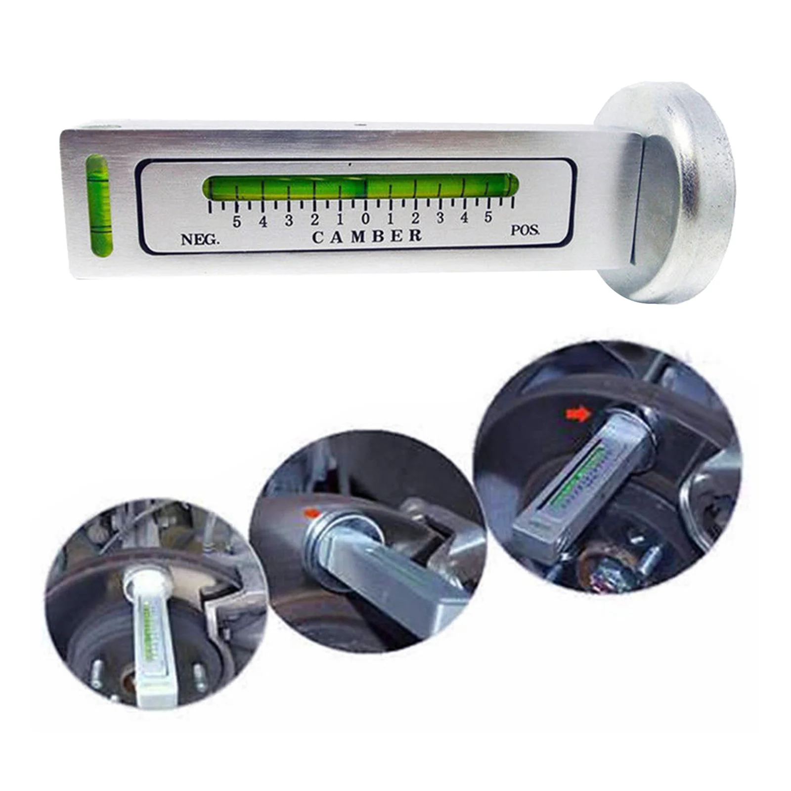 Universal Magnetic Camber Castor Strut Wheel Alignment Gauge Angle