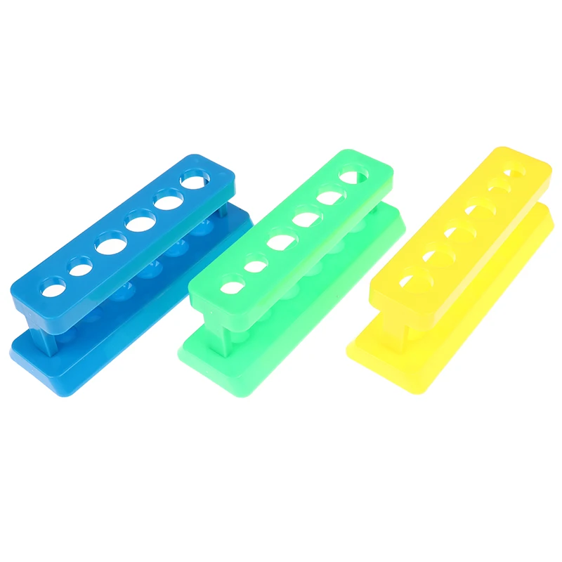 Supporto supporto per buretta supporto per provetta da laboratorio scaffale per provette in plastica supporto per Rack materiale scolastico da laboratorio