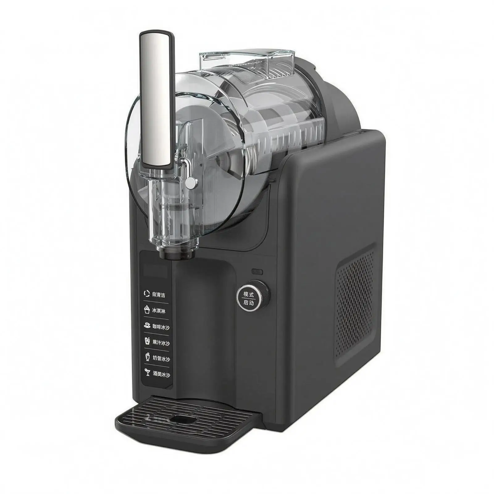 Countertop Slush Maker Frozen Drink Dispenser Electric Cooling Beverage Machine for Bars and Coffee Shops