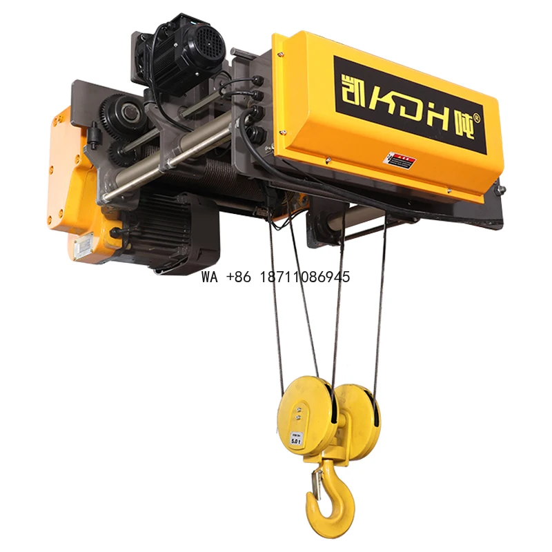 0.1-20ton Manual Operated Engine Wire Rope Motor Hoist Easy Carry Rigging Hoist