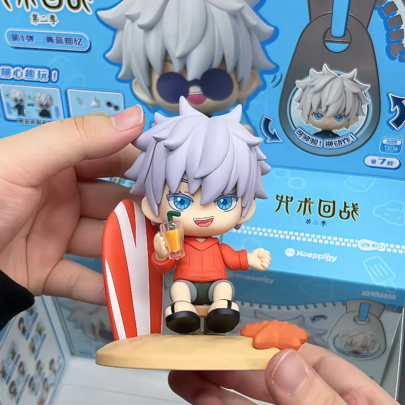 

Хранитель дзюдзюцу Кайсен ‌ ‌ Годжо Сатору ‌ Слепая коробка, аниме, фигурка, подвижная маска для лица, сменная загадочная коробка, декор для стола, рождественский подарок