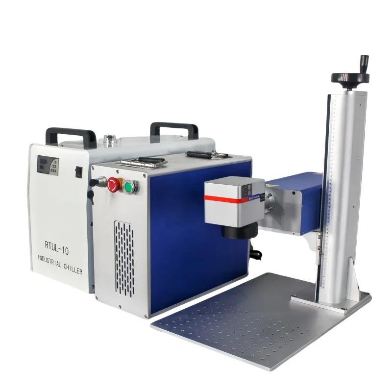 Factory Price 3W 5W 10W UV Laser Marking Machines Automatic Split Desktop Mental Wood Leather Nonmetallic Material Glass