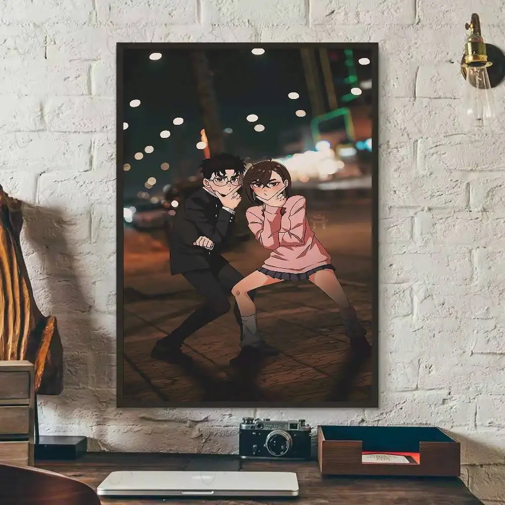 HOT ANIME DANDADAN Poster Galerie Drucke Selbstklebende Wohnkultur Dekoration Wandtattoos Wohnzimmer Aufkleber
