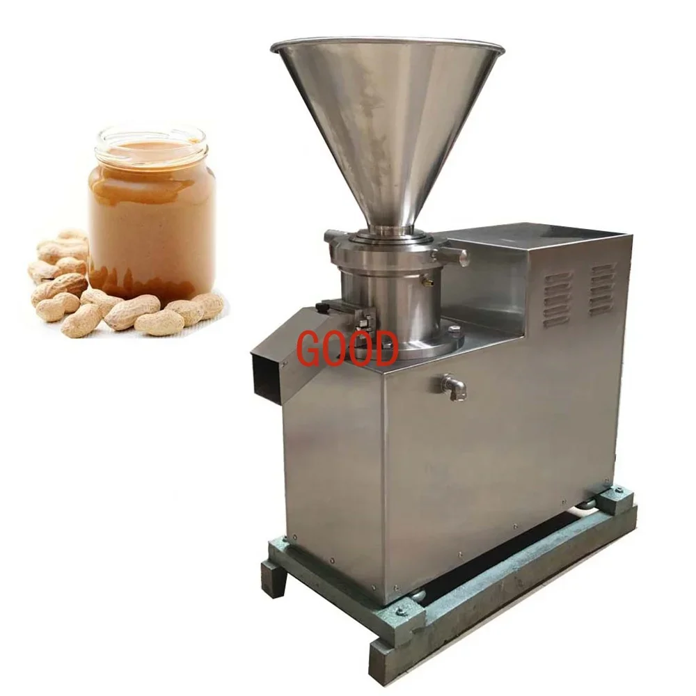 Stainless Steel Colloid Mill Peanut Butter Making Machine Sesame Chili Sauce Soymilk Nuts Grinder For Tomato Cocoa Beans Paste