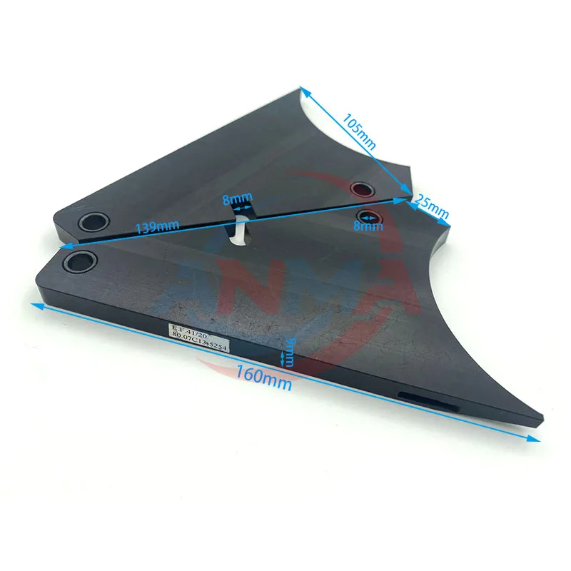 1 Set Ink Duct End Blocks 80.07C13-5253 for Roland 700 Printing Machinery Spare Parts Ink Fountain Divider