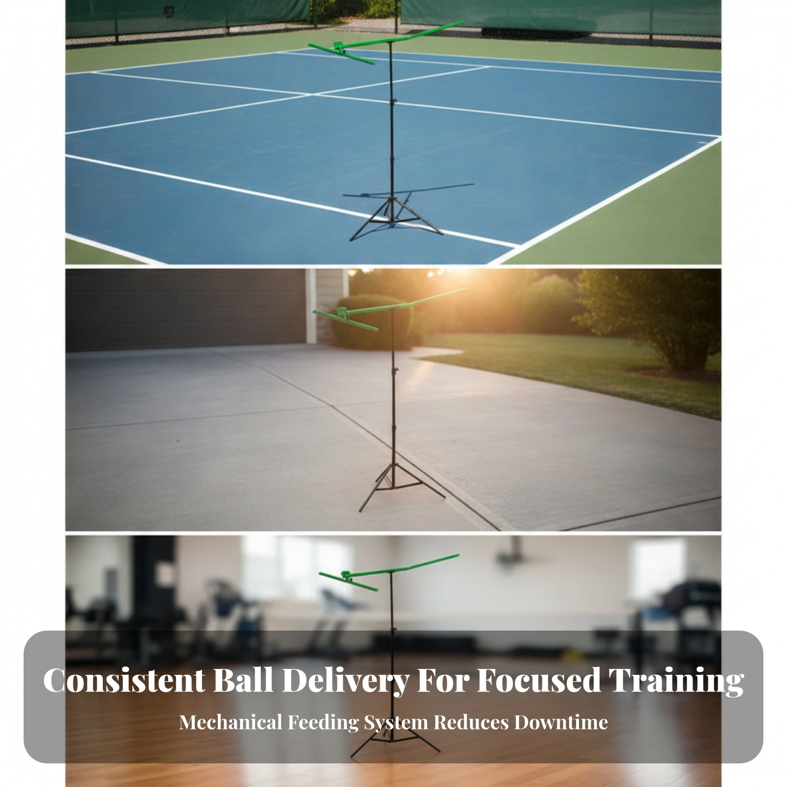 Tennis Ball Feeder Machine Efficient Tennis Ball Feed Machine Personal Feed Buddy Accurate Compact for Solo Players