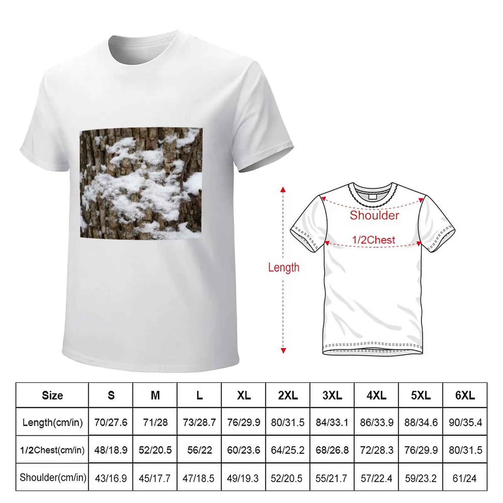 Frosted Bark T-Shirt sports fans Aesthetic clothing vintage clothes Men's t-shirts