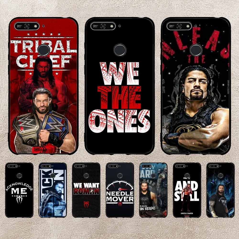 

W-Wrestling Star Roman R-Reigns Phone Case For Xiaomi 11 Redmi Note 11 5G 8T 9A 9 10T Note8Pro Note9 12SUltra Black Case