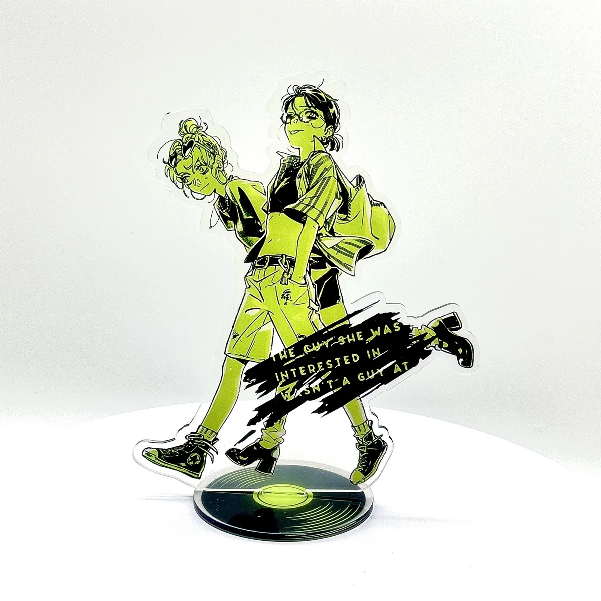 Anime The Guy She Was Interested in Wasn't a Guy at All Figure Acrylic Stand Model Birthday Tabletop Decoration Christmas Gift
