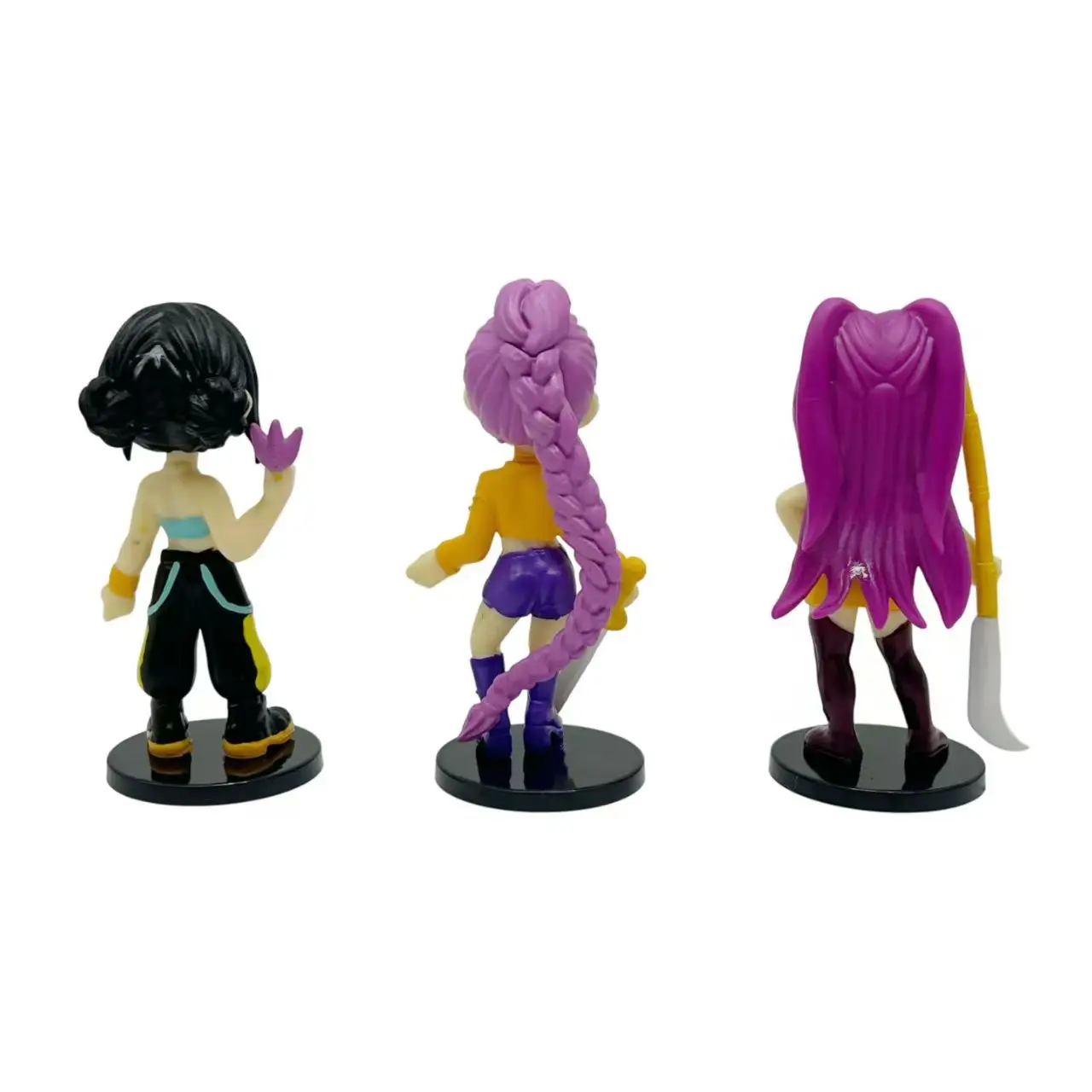 Q versão kpop demon hunters superstar rumi mira zoe acrílico pvc figura de ação brinquedo anime estatueta boneca para fãs presente brithday