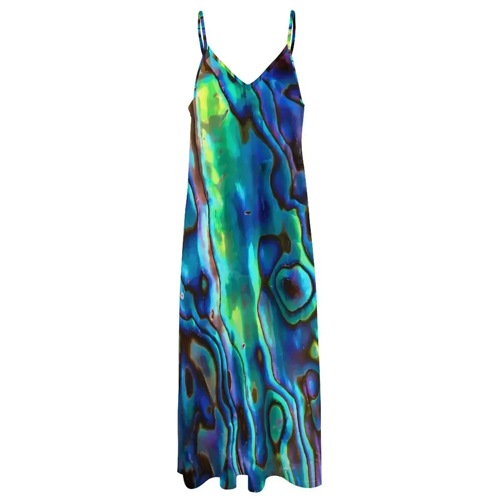 Zealand Paua Shell - Kiwi Design Kiwiana Maori Sleeveless Dress women\'s dresses luxury beach dresses Dress