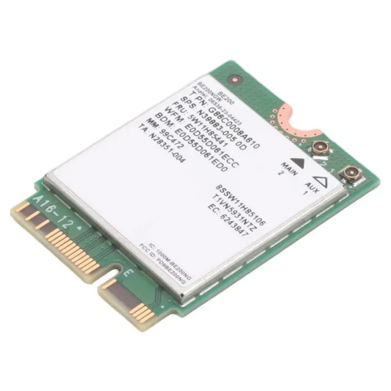 ZIZI WiFi 7 for BE200 Wireless Network Card BT5.4 Wifi Card BE200NGW 2.4/5/6GHz 5.8 Gbps M.2 Adapter for PC Laptop