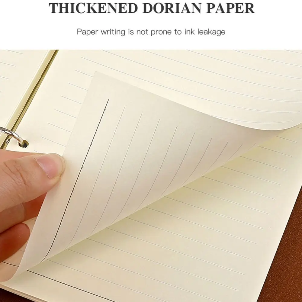 80 vellen A5 Engels notitieblok Horizontale lijn Engels handboek Slijtvast draagbaar losbladig notitieboekje Briefpapier