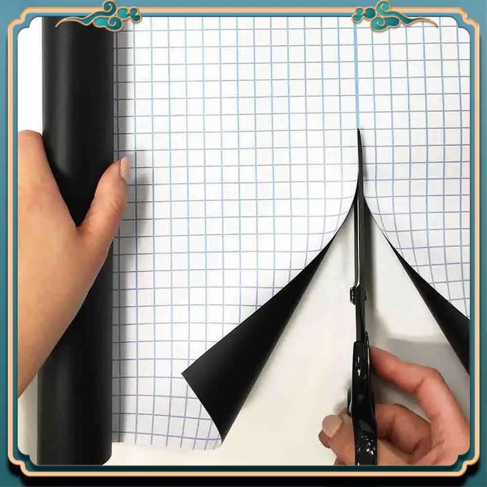 ABJG-السبورة ورقية السبورة الفينيل ورقة نشرة قابلة للإزالة الجدار ملصق مع 5 الطباشير الملونة للأطفال الكتابة على الجدران #1