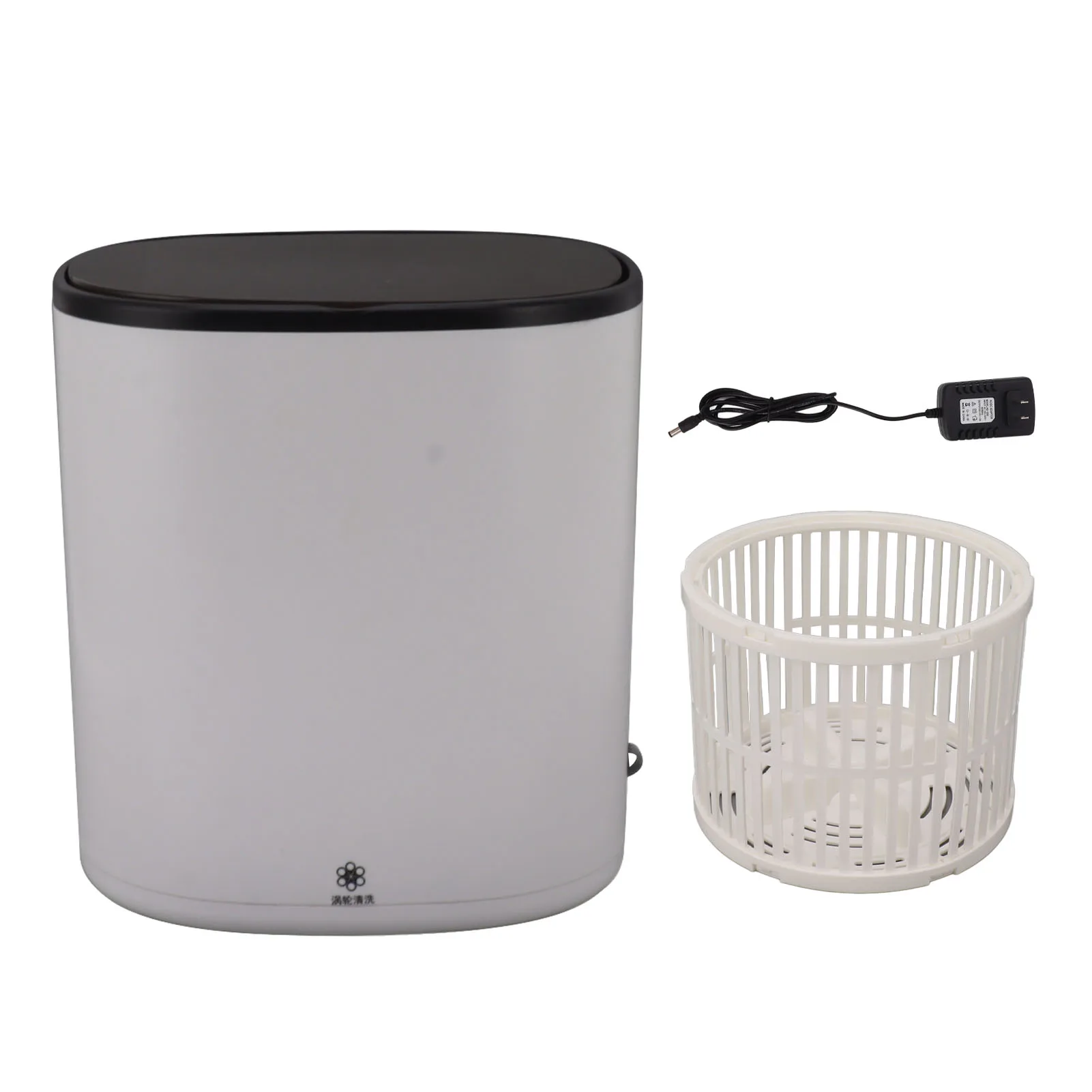 Mini Washing Machine 4.5L Capacity Dehydration Function Laundry Machine with Drain Basket