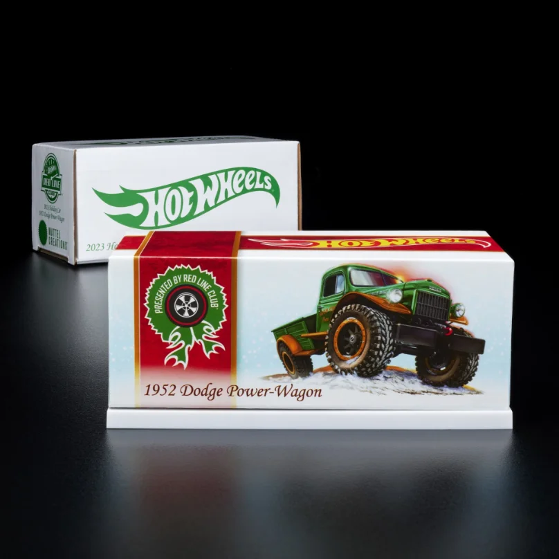 Hot Wheels RLC 1:64 Dodge Power Wagon Red Line Twister coche modelo de coche de aleación fundida