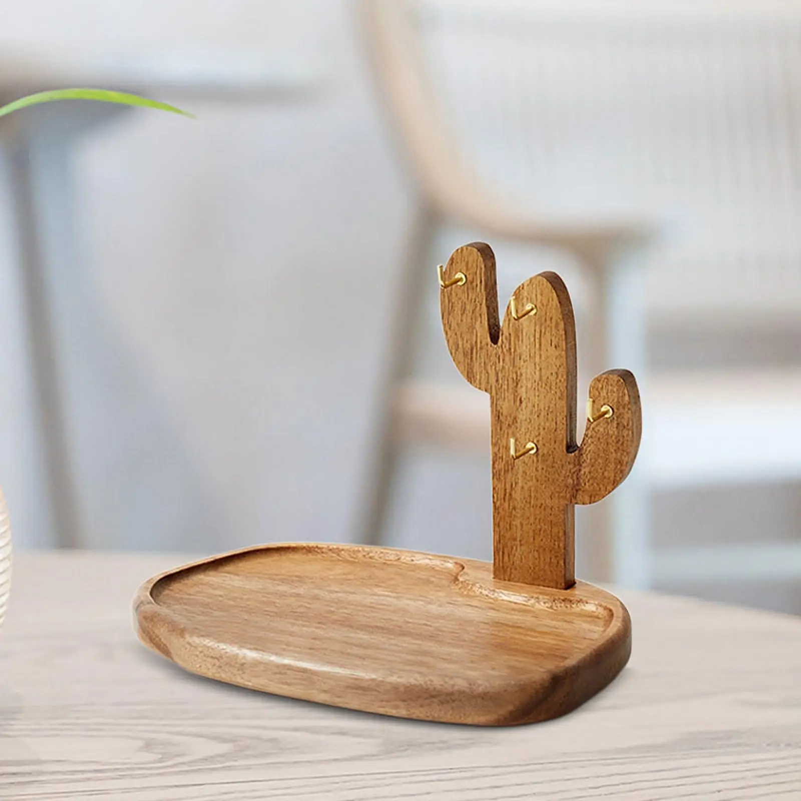 

Jewelry Storage Holder Decorative Tray Trinket Plate Key Storage Rack Ring Dish for Dining Table Entryway Housewarming Gift