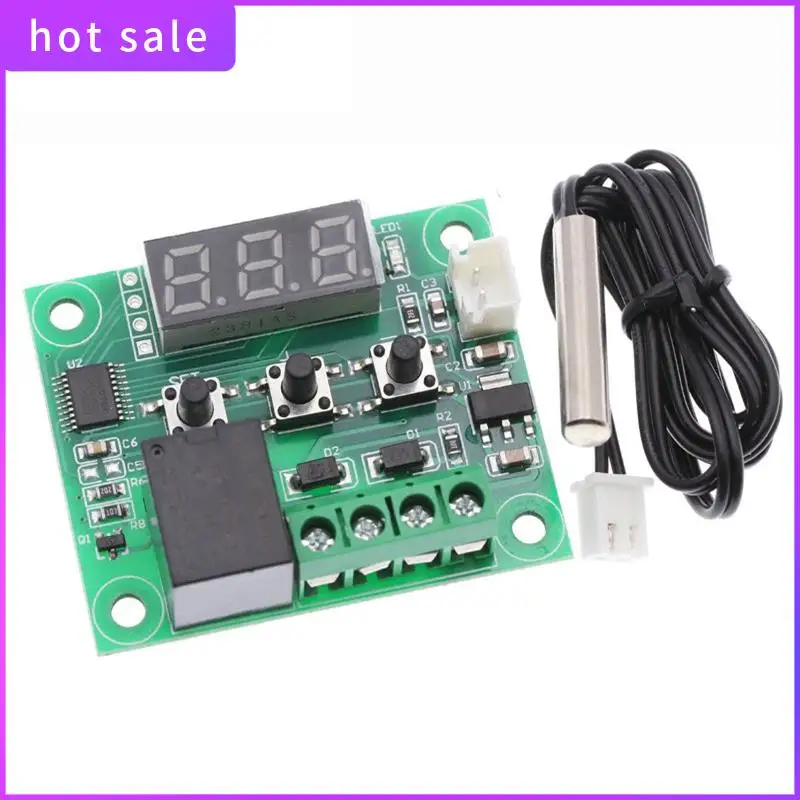 W1209 تيار مستمر 12 فولت التحكم في درجة الحرارة الرقمية ترموستات لوحة التبديل W1209