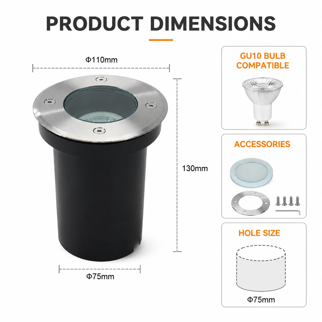 Yeni GU10/Mr16 LED Yeraltı Lam - Outdoor Lighting Year Round incelemesi ve fiyatı
