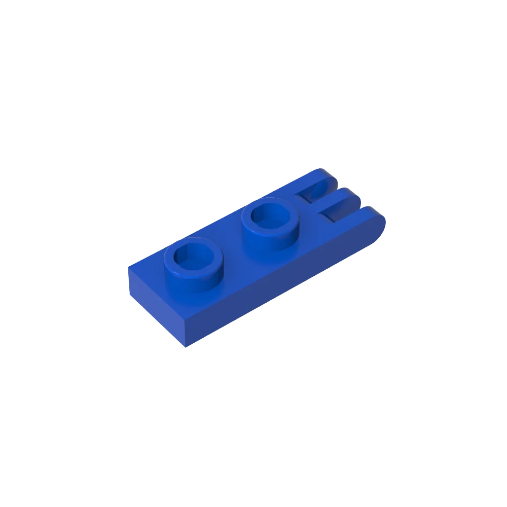 Gobricks GDS-M173 Hinge Plate 1 x 2 with 3 Fingers and Hollow Studs compatible with lego 4275 Assembles Building Blocks