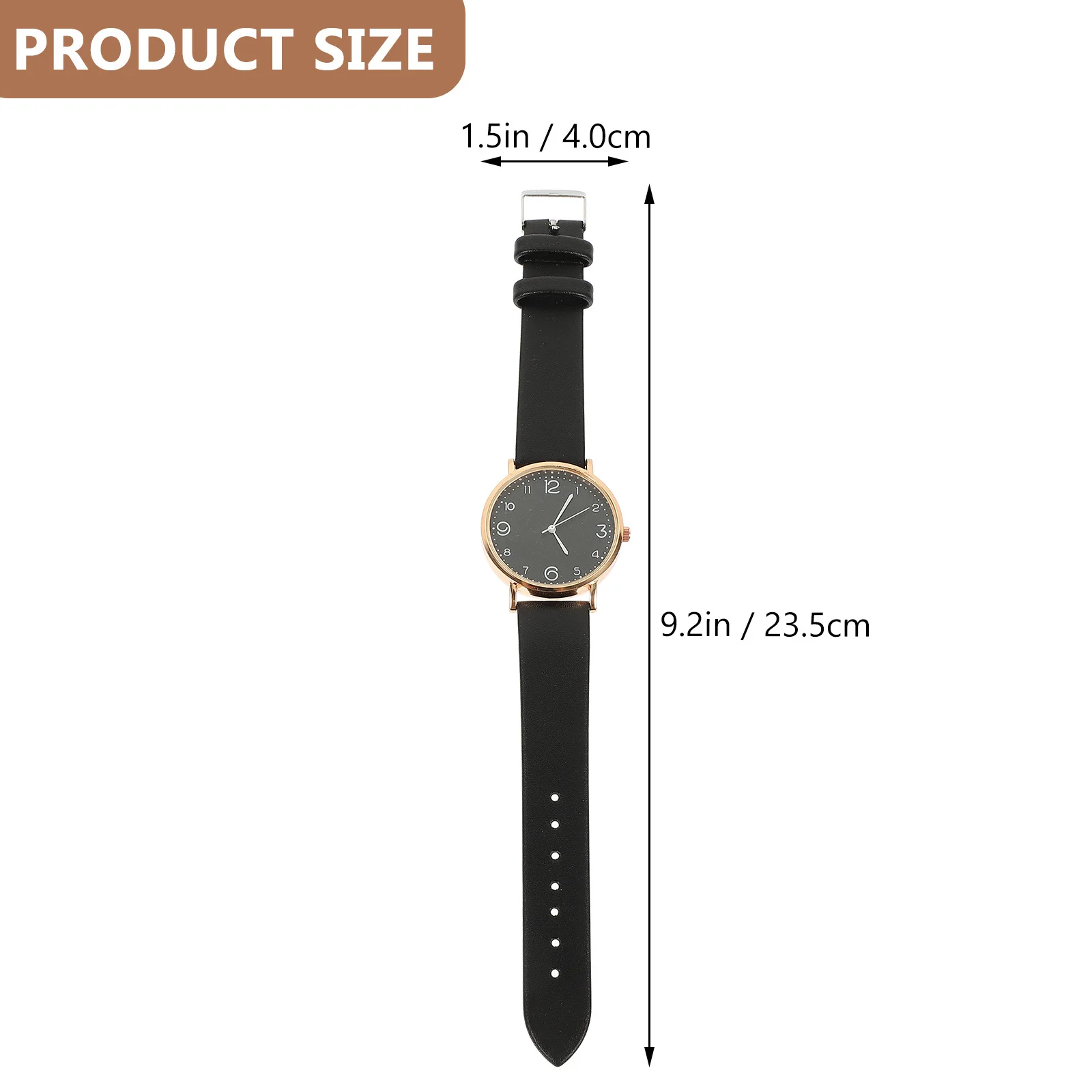 ساعة كوارتز نسائية بحزام معدني مريح ومزخرف للنساء هدية عيد ميلاد وحفلات هدايا للنساء #4