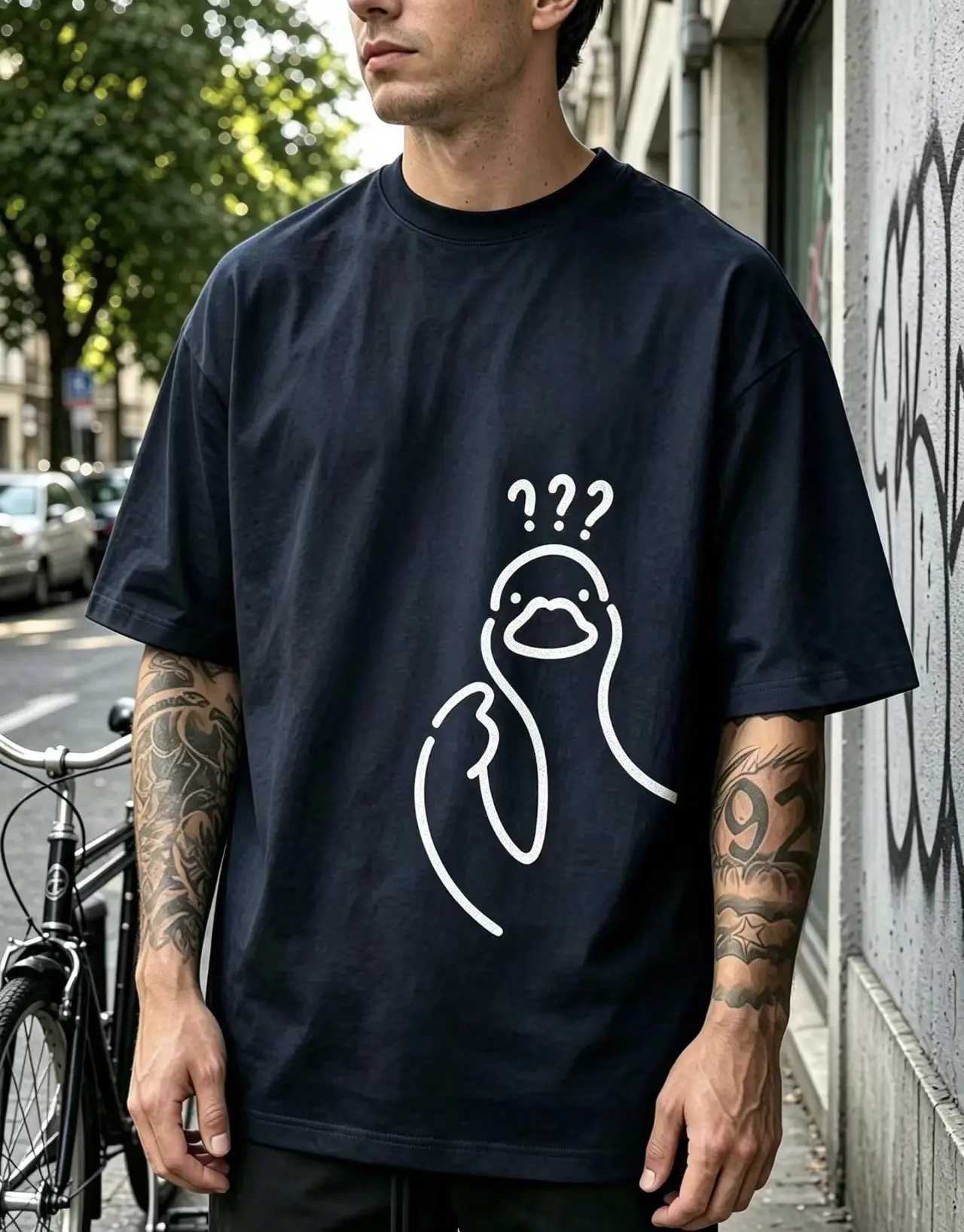 Men 100% Cotton T‑Shirt Summer Casual Fashion Tee Cartoon Print Multi‑Color Options Loose Short Sleeve Tops